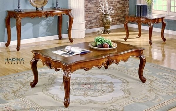 שולחן סלון מעץ קלאסי איזבל