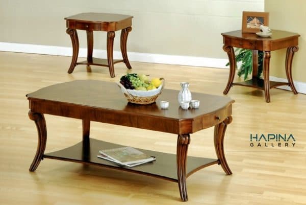 שולחן סלון קלאסי מעץ
