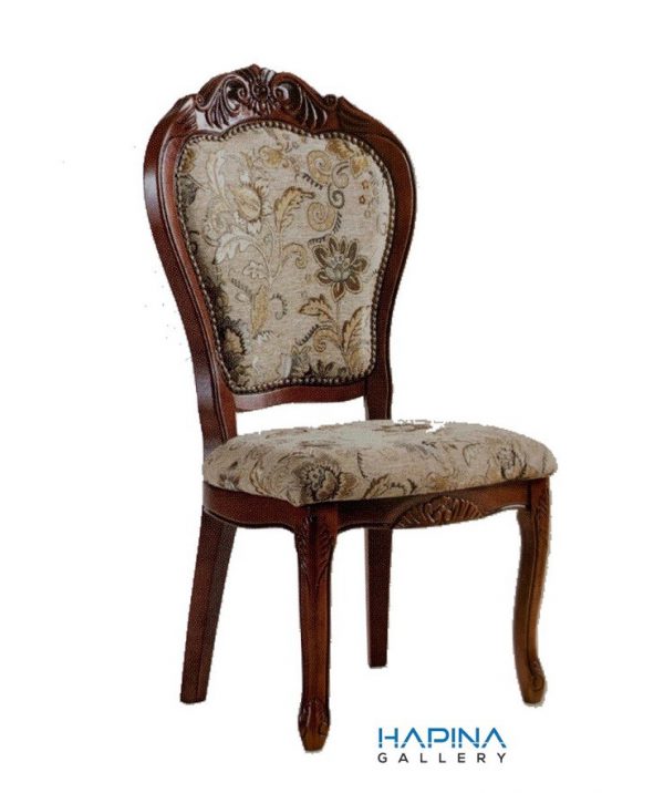 כיסא עץ בסגנון איטלקי "סמדר" פרחים