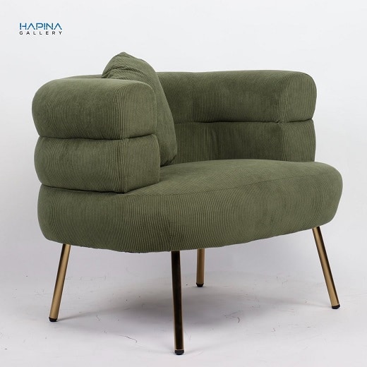 כורסא בצבע ירוק זית