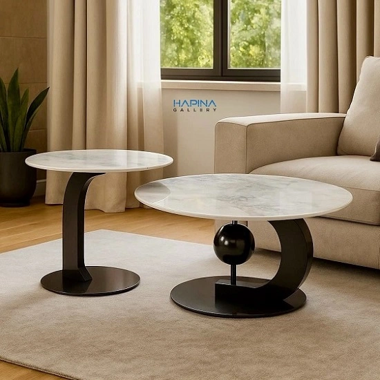 שולחנות סלון מעוצבים משיש