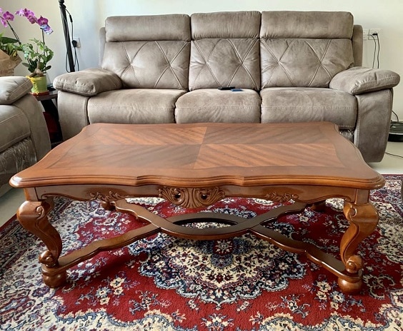 שולחן סלון עץ מהודר