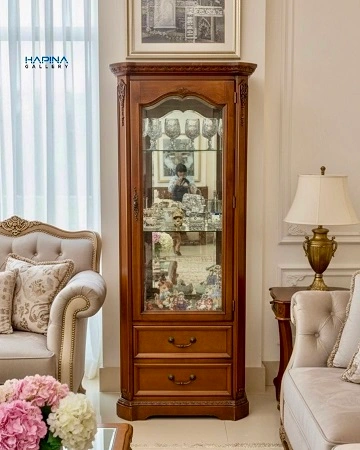 ויטרינה לסלון עם דלת אחת אנג'ל