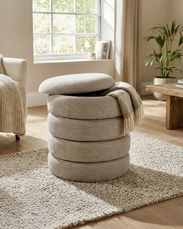 הדום עגול מעוצב קטן בז'