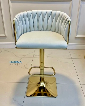 כיסא בר קרם מסתובב