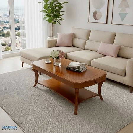 שולחן סלון קלאסי דגם ורד